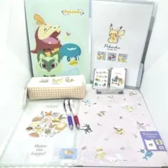 【新品未使用】カミオジャパン×ポケットモンスター　文房具　セット売り　合計9点