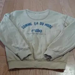 COMME CA DU MODE コムサ　男女　トレーナー　人気　ロゴ　トップス