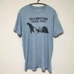 ダックカンパニー 半袖Tシャツ クルーネック 半袖 プリント M 綿
