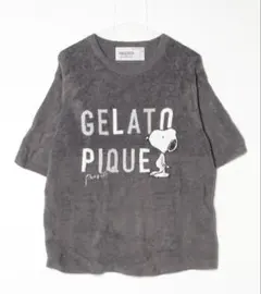 GELATO PIQUE PEANUTS コラボ 半袖ニット グレーのサムネイル