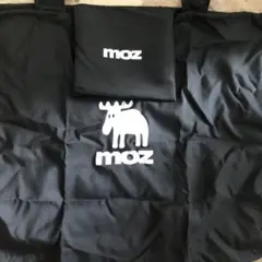moz 黒 エコバッグ 折りたたみ
