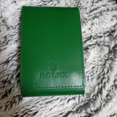 ROLEX ロレックス グリーン レザー 時計ケース 【未使用】 - メルカリ