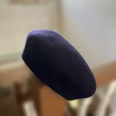 ★希少！イネス✖️UNIQLO コラボ　ウール100％ ベレーネイビー 即完売★