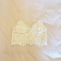 ZARA レースキャミソール ビスチェ