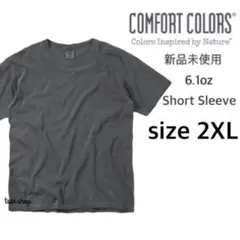 【コンフォート カラーズ】新品未使用 6.1 無地 Tシャツ ペッパー 2XLのサムネイル