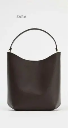 ☆ZARA ☆トートバッグ ブラウン☆肩掛け☆のサムネイル
