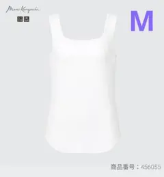 【ユニクロ×マメクロゴウチ】ヒートテックタンクトップ（シルクブレンド）　ホワイト