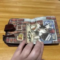 オジャガデザイン ジブリ ネコバス 革財布 レザー - メルカリ