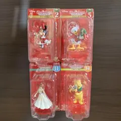ディズニー クリスマスオーナメント ミニー・ドナルド・アナ・プーさん 4個セット