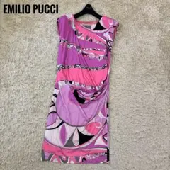 2026年最新】EMILIO PUCCI レディース ノースリーブひざ丈ワンピースの