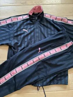 プーマ ジャージ ピンクライン　上下セット
