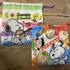 スヌーピー　巾着