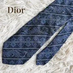 Christian Dior ディオール ネクタイ ペイズリー柄 シルク100%