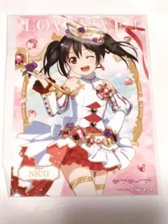 矢澤にこ ランチョンマット お台場 キャラカフェ μ's ラブライブ