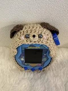 たまごっちパラダイス カバー ケース たまパラ 犬 コットン糸ver