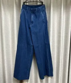 ユニクロ　ワイドトラウザージーンズ