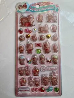 【正規品】うるちゅるポップシール もんちっち