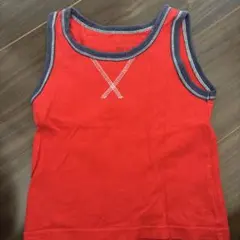 赤 タンクトップ S グローバルワーク