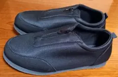 impact pro ジッパー付きスリッポン 24.0 ブラック