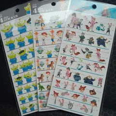 4サイズステッカー　ズートピア2　トイ・ストーリー