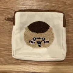 ちいかわ　もこもこポーチ　くりまんじゅう