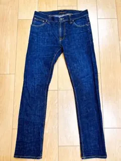 Nudie Jeans THIN FINN W33 L32 濃紺