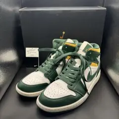 Nike Air Jordan 1 グリーン/ホワイト/イエロー