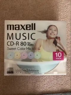 【限定値下げ】 maxell 音楽用 CD-R 80分 10枚