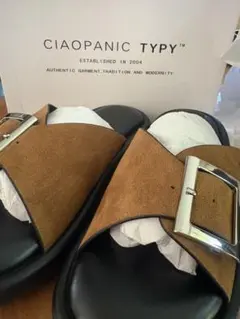 バックル厚底ベルトサンダル