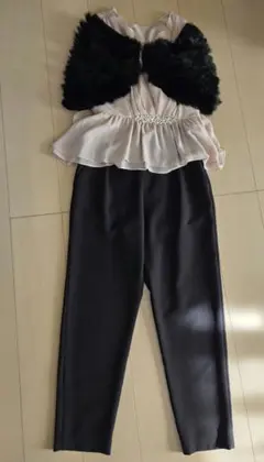 パンツドレス ファーショール 3点セット 結婚式