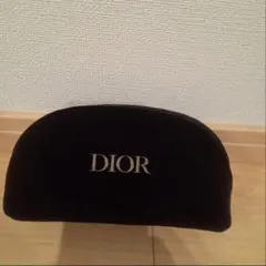 【正規ノベルティ】DIOR ディオール ロゴ ポーチ ブラック メイクポーチ