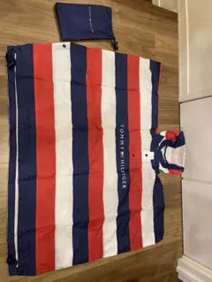 TOMMY HILFIGER ストライプレインポンチョ