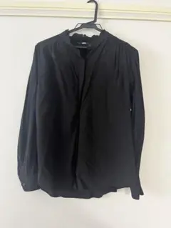 UNIQLO フリル付き長袖シャツ