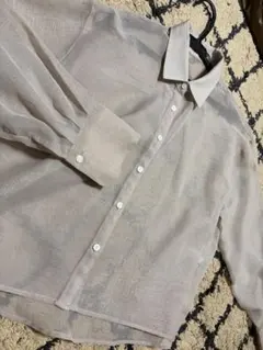 Jf Ready Made ジーンズファクトリー美品 シアー素材 長袖シャツのサムネイル