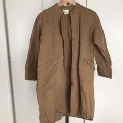 ブラウンシャツワンピース　130cm