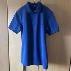 フレッドペリー ポロシャツ 半袖シャツ 刺繍ロゴ ブルー