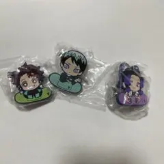 竈門炭治郎　愈史郎　胡蝶しのぶ　キャラばんちょうこうヘアクリップ