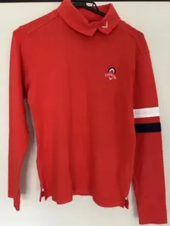 Callaway レディース L レッド 長袖ポロシャツ