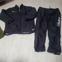 ATHLETA ピステ・ウィンドブレーカー上下 L 防寒ブラック