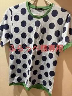 ドット柄 Tシャツ Lサイズ メルローズ MELROSEのサムネイル
