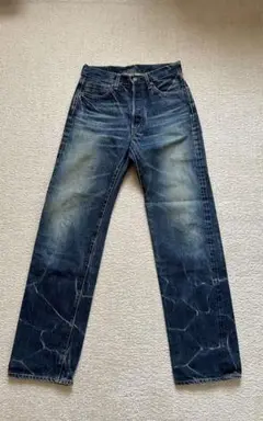 スペルバウンド　ユーズド加工デニムパンツ