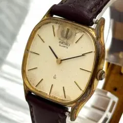 稼働品/新品電池】SEIKO メンズ 腕時計 スクエア ヴィンテージ