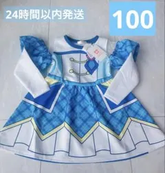 新品アイドルプリキュア キュアウインク ワンピース 100