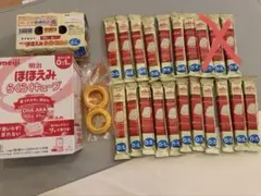 明治 ほほえみらくらくキューブ 48本、液体ミルク６本、アタッチメント