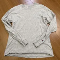 Champion グレー 長袖カットソー M ロンT