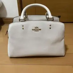COACH ホワイト ハンドバッグ