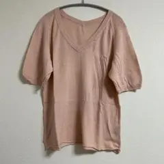 新品 REAL CLOTHES リップスター 半袖 トップス 2 ピンク 未使用のサムネイル