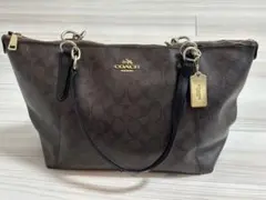 COACH コーチ ブラウン トートバッグ 鞄のサムネイル