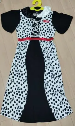 新品　ディズニーヴィランズ　クルエラ　大人衣装コスプレ　ハロウィン　Dハロ