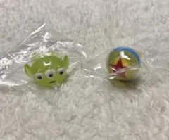 ピクサーキャラクター　ファッションリング　ロイヤルクリア　2個セット
